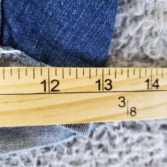 Torrid Shorts Womens 22 Blue Distressed Frayed Hem Denim Casual Stretch Jorts - Picture 7 of 11